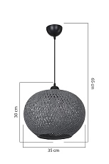 Подвесной светильник Toplight Lizbeth TL1612H-01CH 3