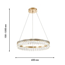 Подвесная светодиодная люстра Favourite Palatium 4207-6P 2