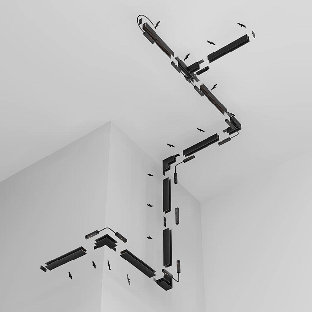 Шинопровод магнитный Maytoni Technical Exility Busbur TRX034-412B изображение 7 Шинопровод магнитный Maytoni Technical Exility Busbur TRX034-412B Фото № 7