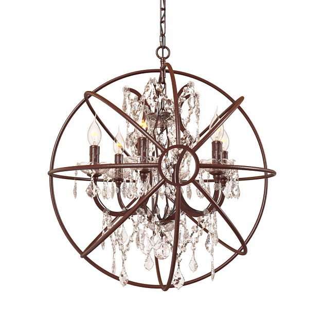 Подвесная люстра Loft IT Foucaults Orb Crystal Loft1897/6 изображение 4 Подвесная люстра Loft IT Foucaults Orb Crystal Loft1897/6 Фото № 4