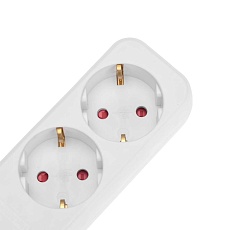 Удлинитель STANDARD 5 гнезд, 5м, 3х1,0мм², с/з, с выключателем, белый REXANT 13-4033 2