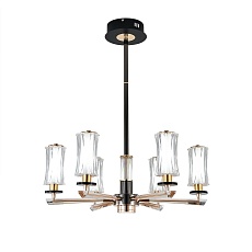 Подвесная светодиодная люстра Indigo Grandioso 13038/6R Black V000185L 3