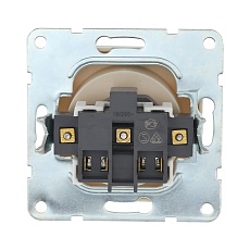 Розетка LK Studio без з/к, со шторками (бежевый) LK60 863301-1 1