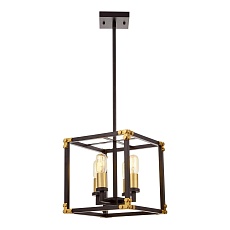 Подвесная люстра Lumina Deco Waldorf LDP 1140-4 BK+MD