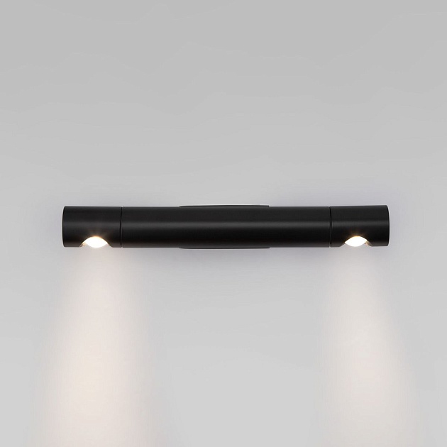 Настенный светодиодный светильник Eurosvet Tybee 40161 LED черный изображение 5 Настенный светодиодный светильник Eurosvet Tybee 40161 LED черный Фото № 5