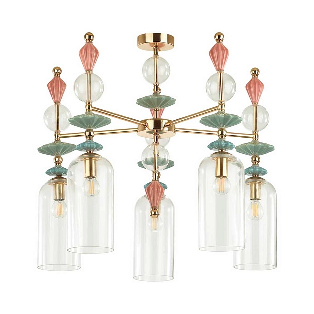 Подвесная люстра Odeon Light Classic Bizet 4855/5C изображение 1 Подвесная люстра Odeon Light Classic Bizet 4855/5C Фото № 1