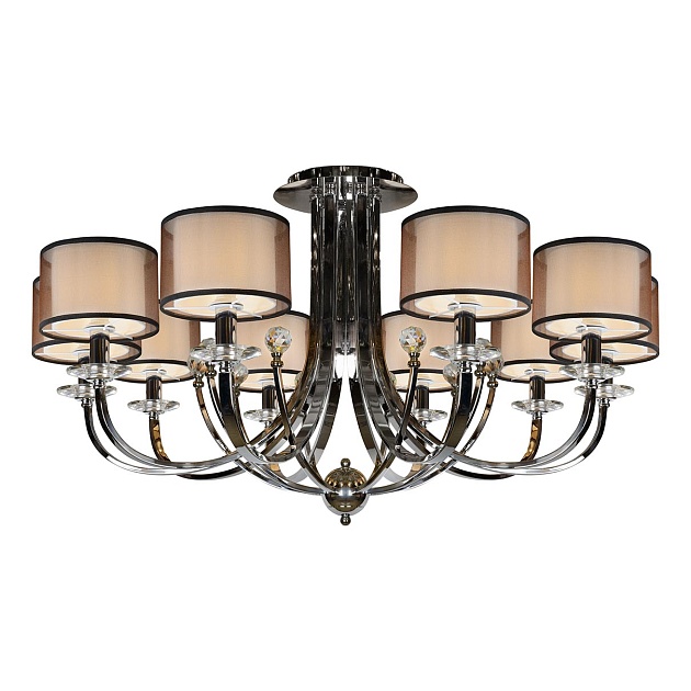 Потолочная люстра iLamp America 88049/10 CR изображение 1 Потолочная люстра iLamp America 88049/10 CR Фото № 1