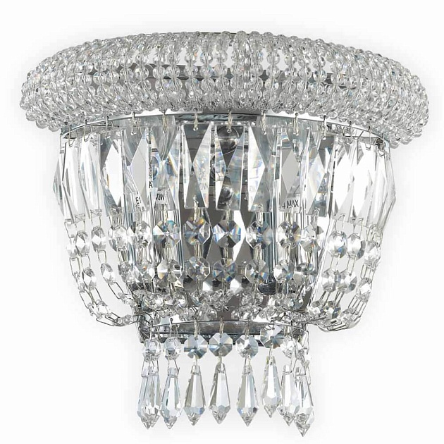 Настенный светильник Ideal Lux Dubai AP2 Cromo 207155 Фото № 1