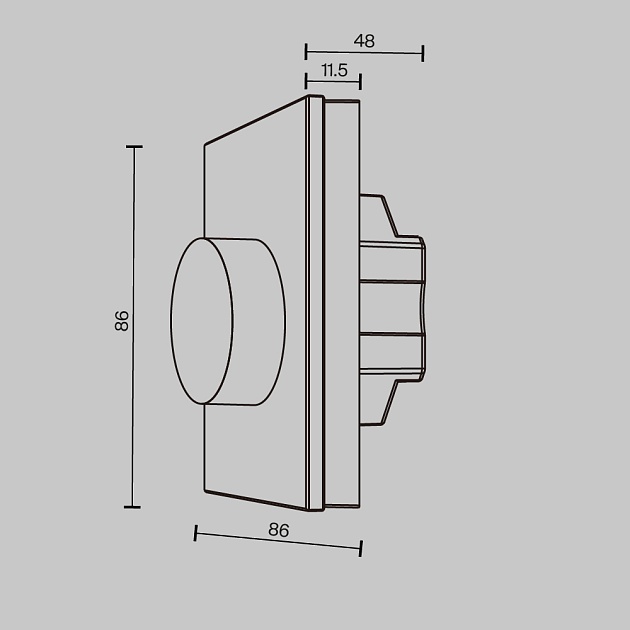Панель управления Maytoni Lighting control 731004 изображение 4 Панель управления Maytoni Lighting control 731004 Фото № 4