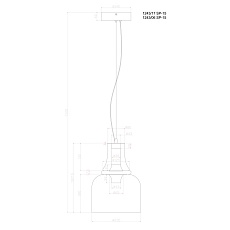 Подвесной светодиодный светильник Divinare Volturn 1243/06 SP-15 1