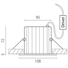 Светильник светодиодный уличный Ciclone Lightstar 385137 1