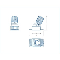 Встраиваемый светодиодный светильник Fiberli MR1215 12130106 1
