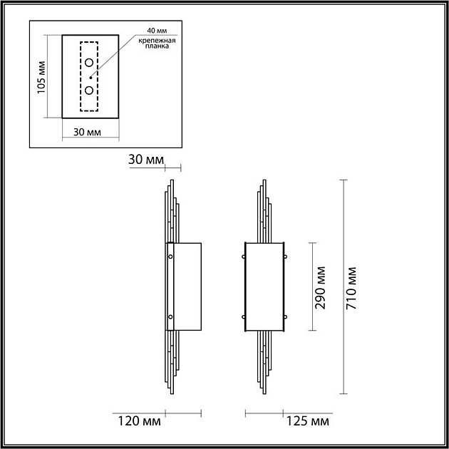 Бра Odeon Light Exclusive Margaret 5415/2W изображение 5 Бра Odeon Light Exclusive Margaret 5415/2W Фото № 5