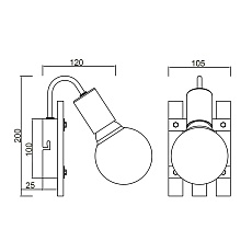Бра Vele Luce Tendenza VL6492W01 4
