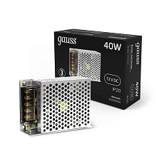 Блок питания Gauss Led Strip PS 12V 40W IP20 5A 202003040 1