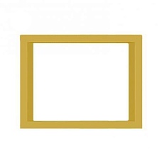 Вставка 2-модульная Mono Electric Larissa желтый 103-000900-153