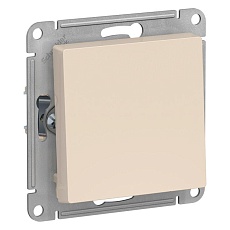 Выключатель 1-клавишный Systeme Electric AtlasDesign, сх.1, 10АХ, механизм, бежевый ATN000211