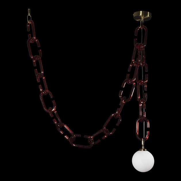 Подвесной светильник Loft IT Chain 10128C Red изображение 3 Подвесной светильник Loft IT Chain 10128C Red Фото № 3