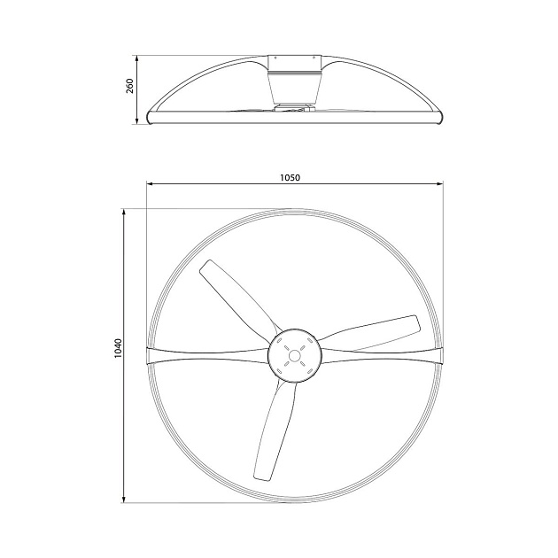 Потолочная светодиодная люстра-вентилятор Mantra Nepal 7533 Фото № 2