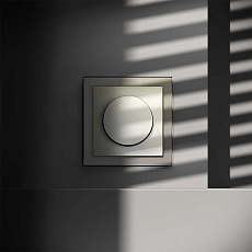 Светорегулятор встраиваемый Voltum S70 поворотно-нажимной 600 Вт, (шелк) VLS070304 2