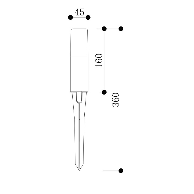 Ландшафтный светильник Maytoni Outdoor O416FL-L3B3K Фото № 3