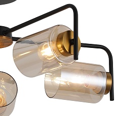 Потолочная люстра Illumico IL8248-5COU-79 BK GD 1
