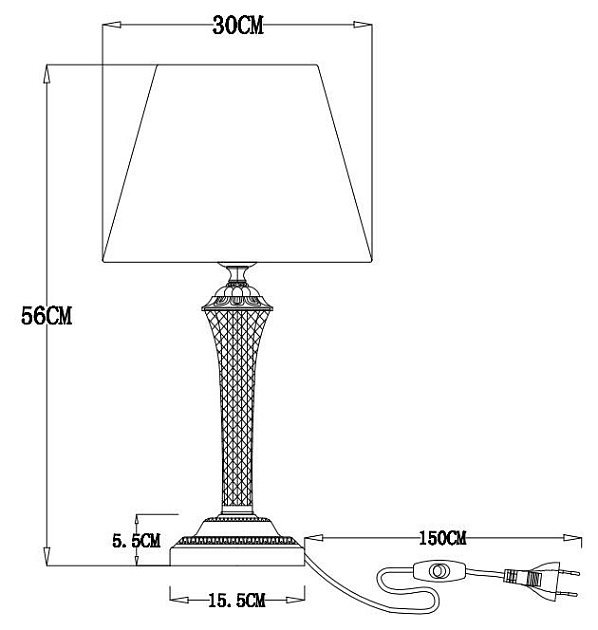 Настольная лампа Arte Lamp Gracie A7301LT-1PB изображение 3 Настольная лампа Arte Lamp Gracie A7301LT-1PB Фото № 3