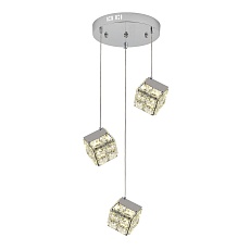 Подвесная светодиодная люстра Indigo Radioso 12048/3P Chrome V000136L 1