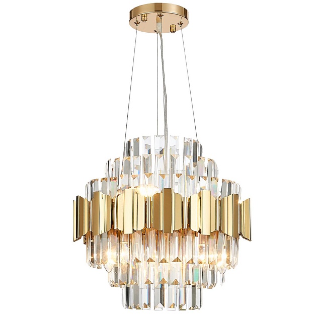 Подвесная люстра Natali Kovaltseva Ruby 81442/6C Gold Фото № 1