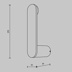 Настенный светильник Maytoni Connect MOD356WL-L4W3K 5