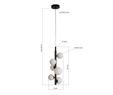 Подвесная люстра Kink Light Сида 07508-6A,19 1