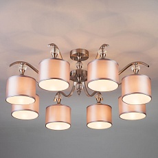 Потолочная люстра Eurosvet 60070/8 сатин-никель 3