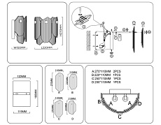 Настенный светильник Ambrella light High light LH31257 1