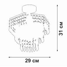 Потолочный светильник Vitaluce V5883-1/1PL 2