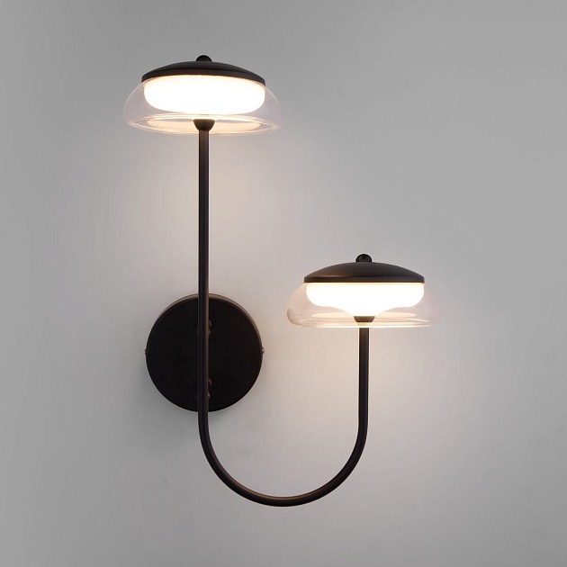 Бра Eurosvet Fungo 50388/2 LED черный изображение 1 Бра Eurosvet Fungo 50388/2 LED черный Фото № 1