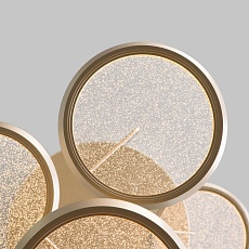 Подвесная светодиодная люстра Eurosvet Crespella 90034/6 золото 3