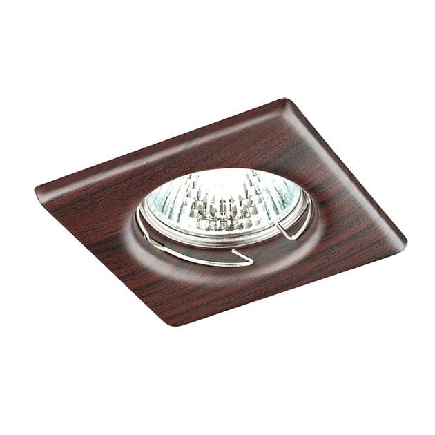 Встраиваемый светильник Novotech Spot Wood 369718 Фото № 1