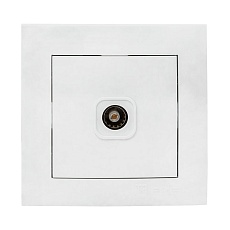 Валенсия розетка телевизионная 1-местная оконечная 10дБ-240МГц белая EKF PROxima EWA00-227-10