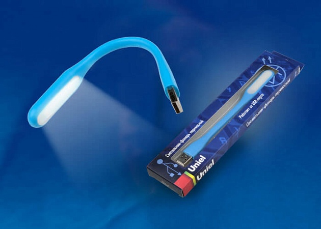 Переносной светодиодный фонарь Uniel Usb-зарядка 170х15 260 лм TLD-541 Blue UL-00000251 изображение 2 Переносной светодиодный фонарь Uniel Usb-зарядка 170х15 260 лм TLD-541 Blue UL-00000251 Фото № 2