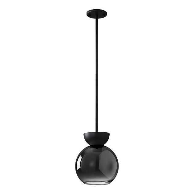 Подвесной светильник iLamp Mono P6079-1 BK+SM изображение 1 Подвесной светильник iLamp Mono P6079-1 BK+SM Фото № 1