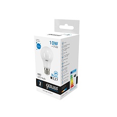 Лампа светодиодная Gauss E27 10W 6500K матовая 23230 1