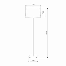 Торшер TK Lighting 2920 Maja Black 2
