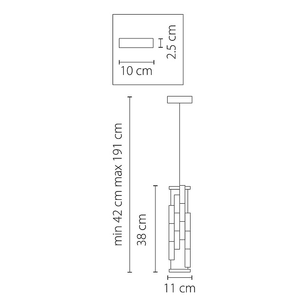 Подвесной светильник Osgona Limpio 722030 Фото № 3