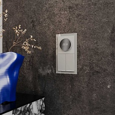 Рамка стеклянная Voltum S70 на 2 поста, (сталь, стекло) VLS110205 2