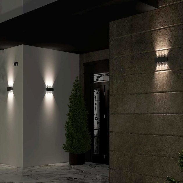 Уличный настенный светодиодный светильник Novotech Street Calle 358561 изображение 4 Уличный настенный светодиодный светильник Novotech Street Calle 358561 Фото № 4