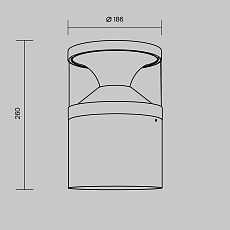 Ландшафтный светильник Maytoni Outdoor O496FL-L21B3K 5
