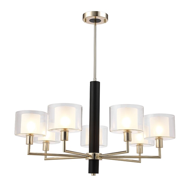Подвесная люстра Crystal Lux Maestro SP-PL7 Gold изображение 3 Подвесная люстра Crystal Lux Maestro SP-PL7 Gold Фото № 3
