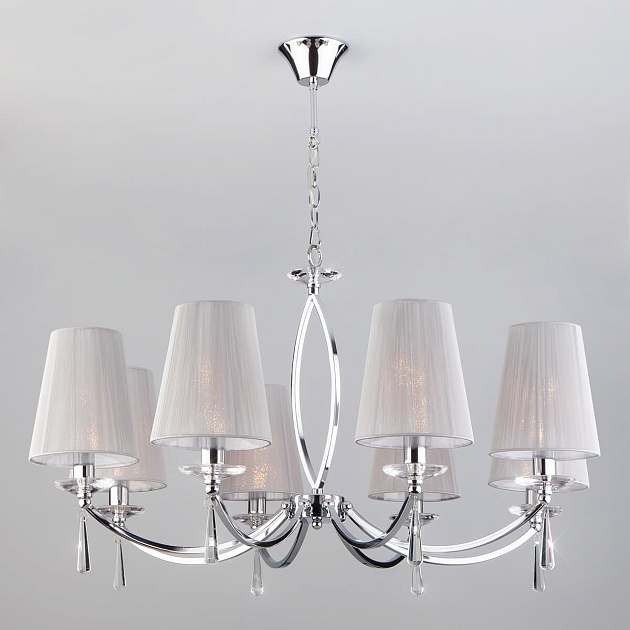 Подвесная люстра Eurosvet 60079/8 хром Фото № 1