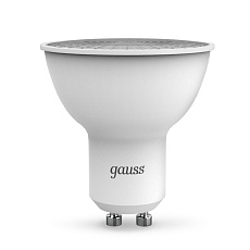 Лампа светодиодная Gauss GU10 9W 6500K матовая 101506309