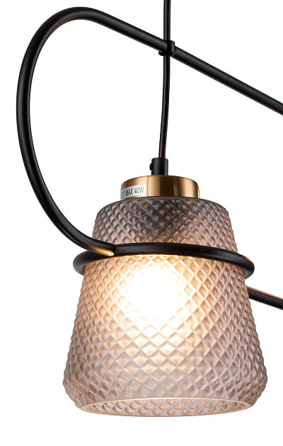 Подвесной светильник Indigo Astratto 11016/2P Black V000157 Фото № 3